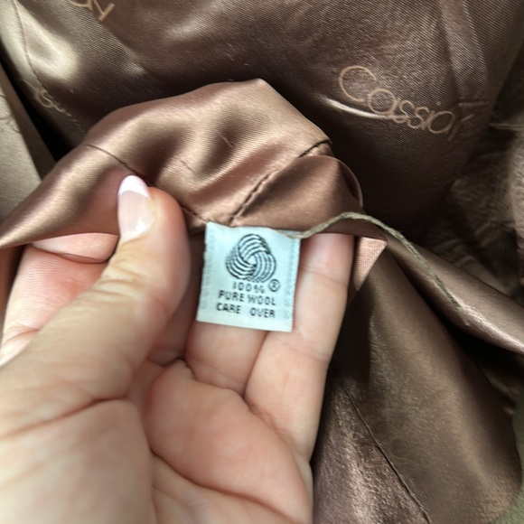 Vintage Cassidy Petite size 10 wool winter coat - Picture 7 of 12